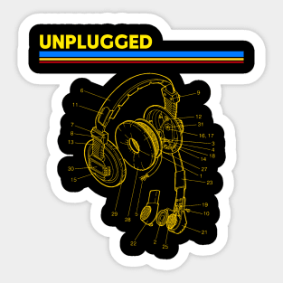 Unplugged Sticker